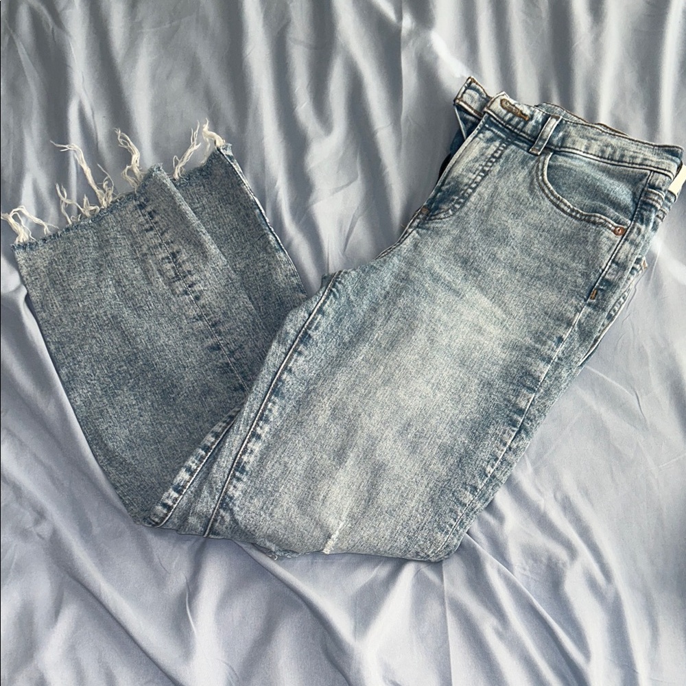 Classic Blue Distressed Women Jeans